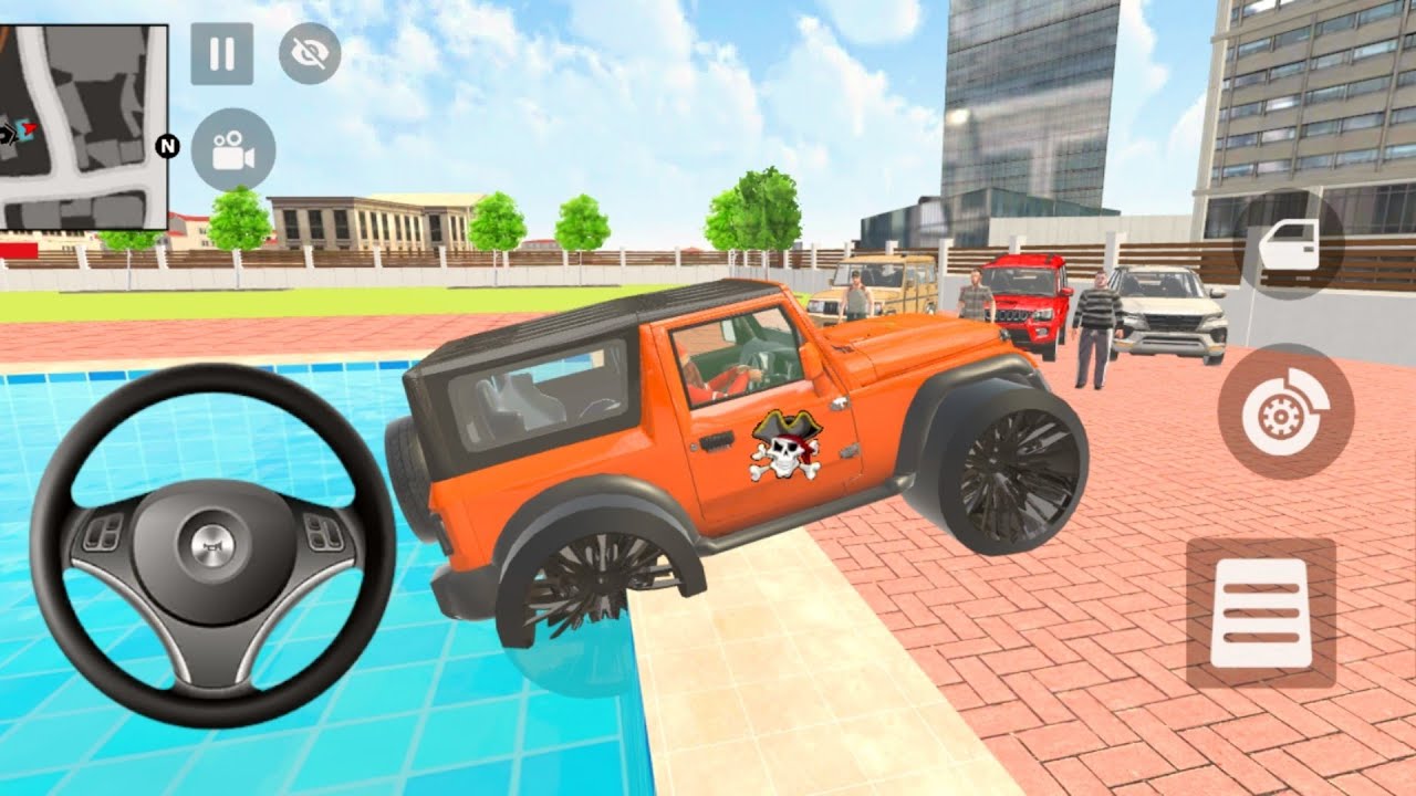 Modified Police Car 🚨 Gangster Life in Indian Streets | Open World Game 🔥