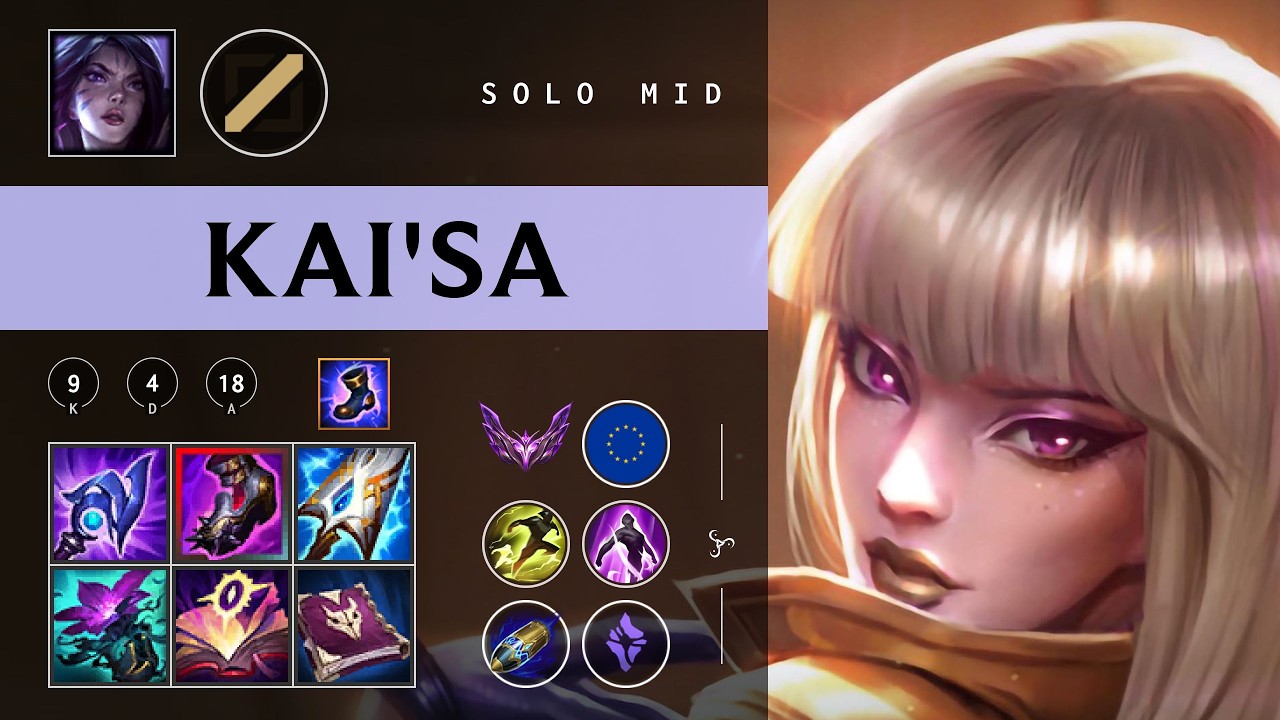 Kai'Sa Mid vs Cassiopeia - EUW Master Patch 26.04
