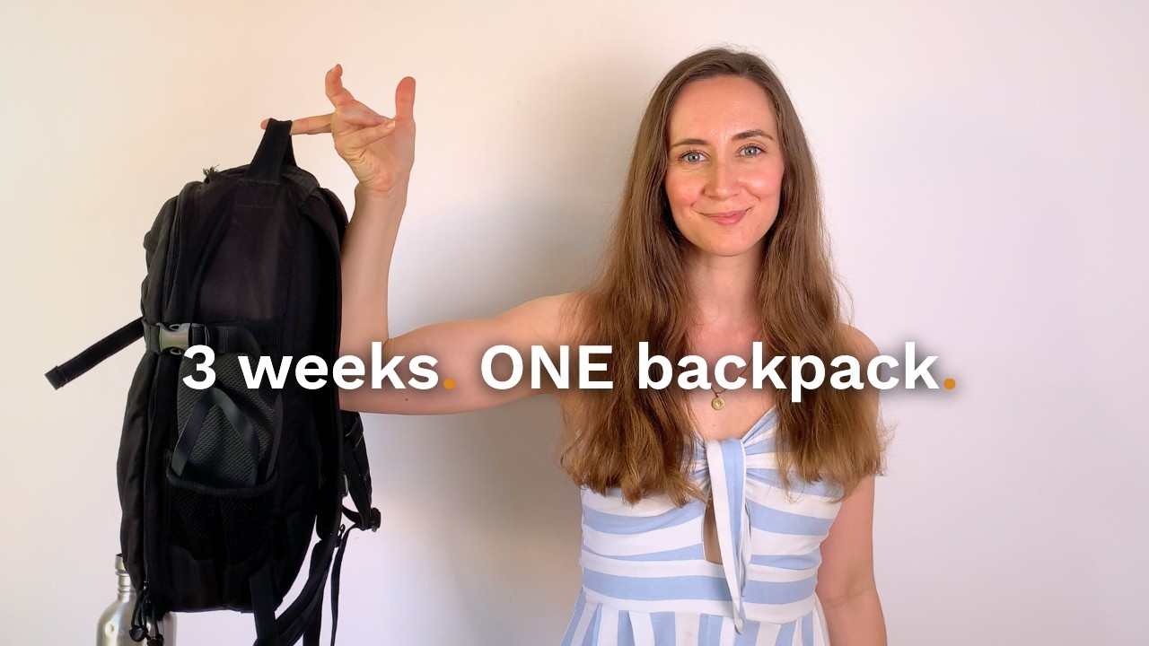 Ультраминимализм в путешествиях: 3 недели, ОДИН рюкзак!! 🎒