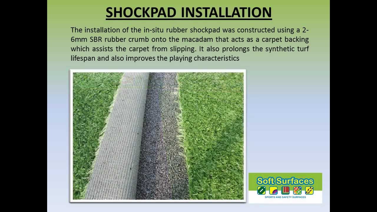 Sports Surfaces Insitu Rubber Shockpad