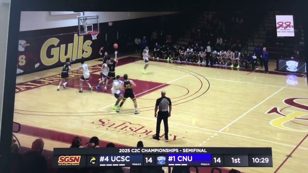 2024-25 UC Santa Cruz 76 v CNU 84 (conference semis)