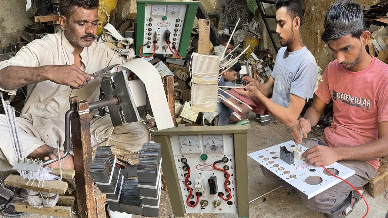 Amazing Manufacturing Process of Truck Battery Charger | Complete Production of Battery Charger