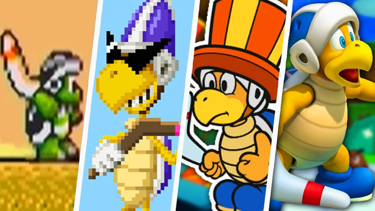 Evolution of Boomerang Bro in Super Mario Games (1988 - 2018)