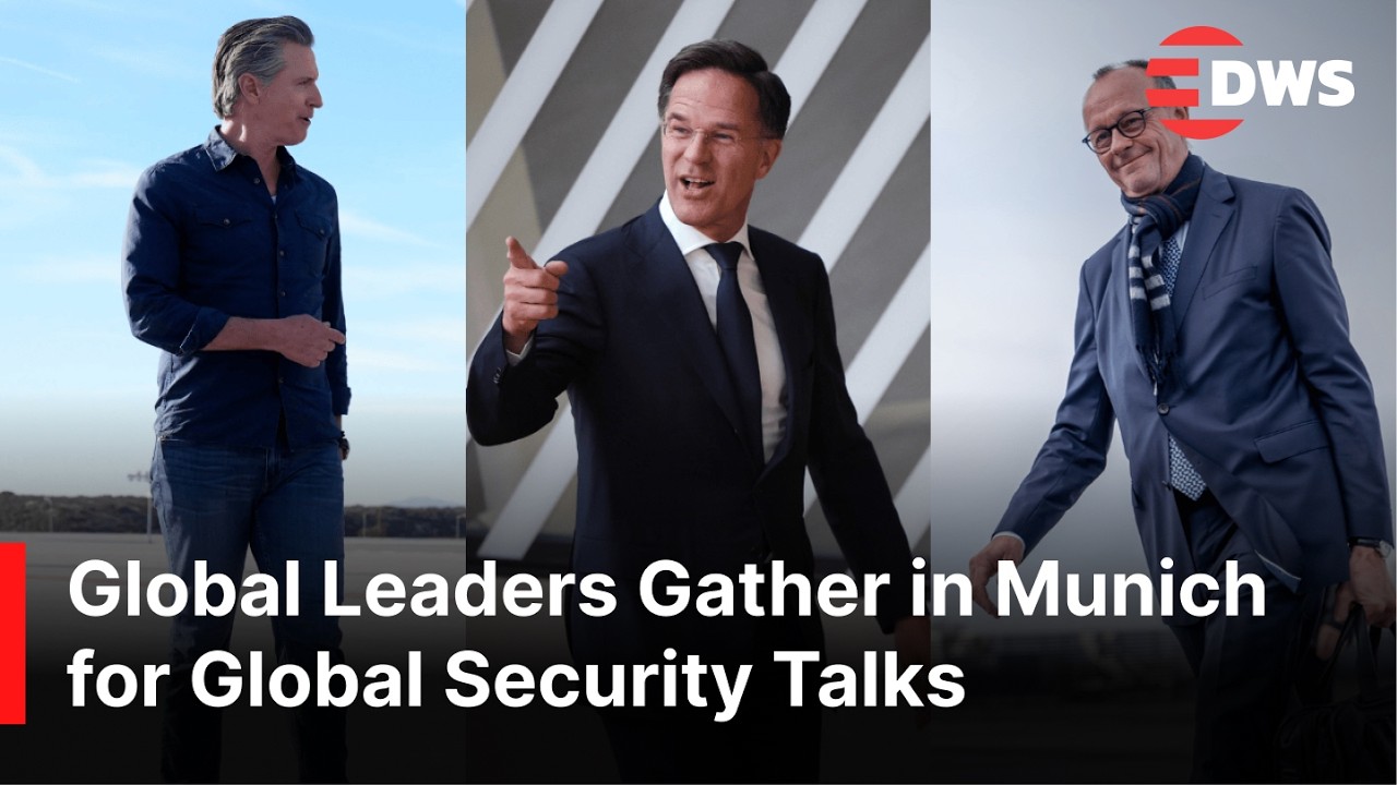 UNSEEN: Newsom, Rutte, Merz Among Leaders at Munich Security Conference 2026 | DWS News | AC1Z