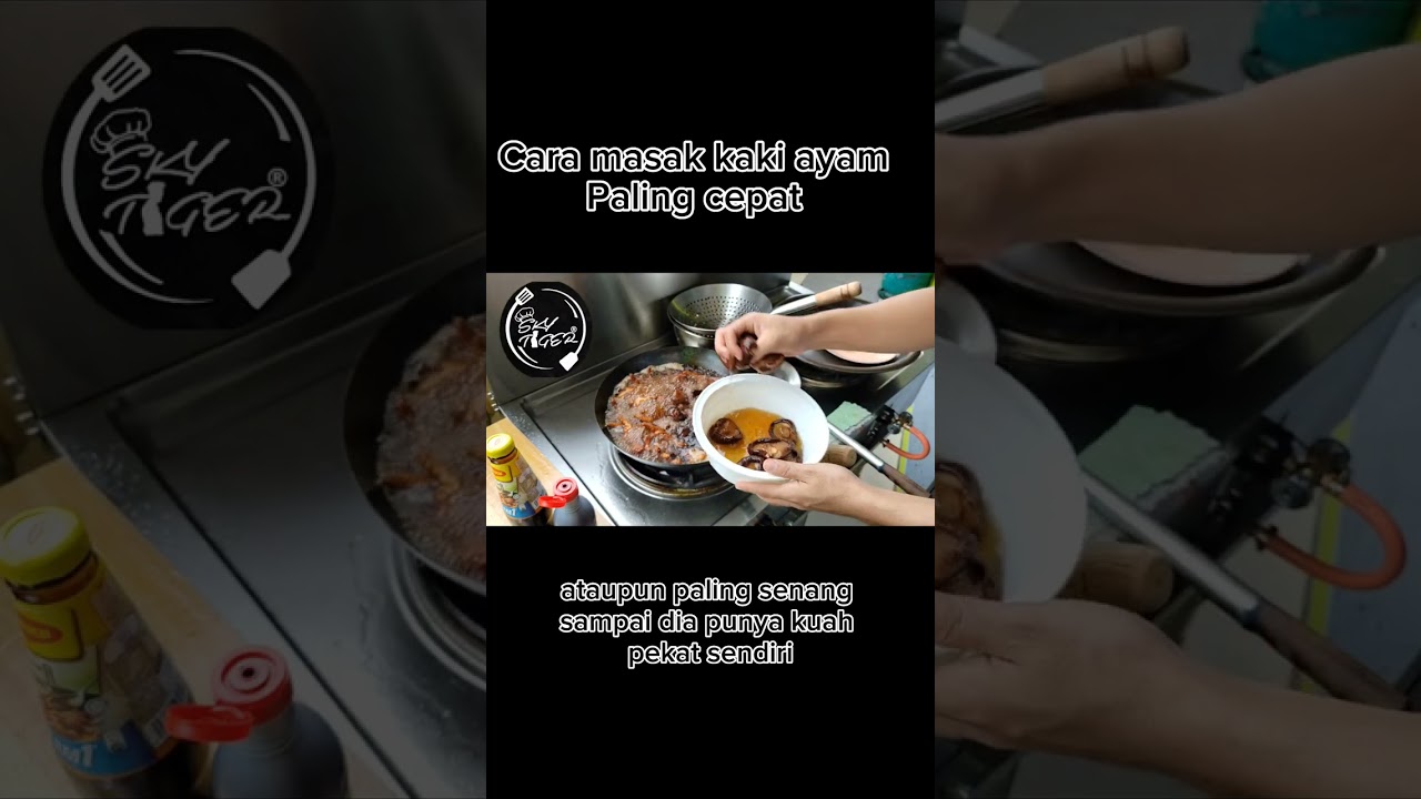 cara masak kaki ayam paling cepat