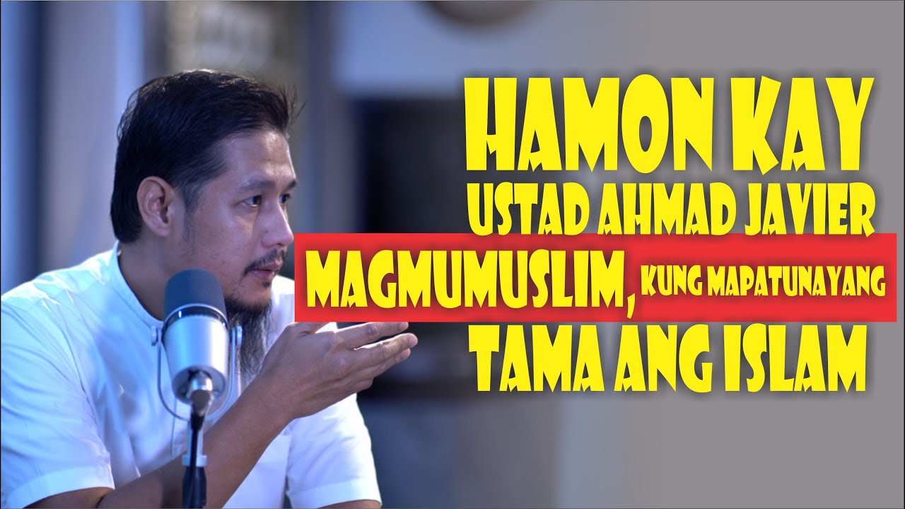 Hamon kay Ust Ahmad Javier.