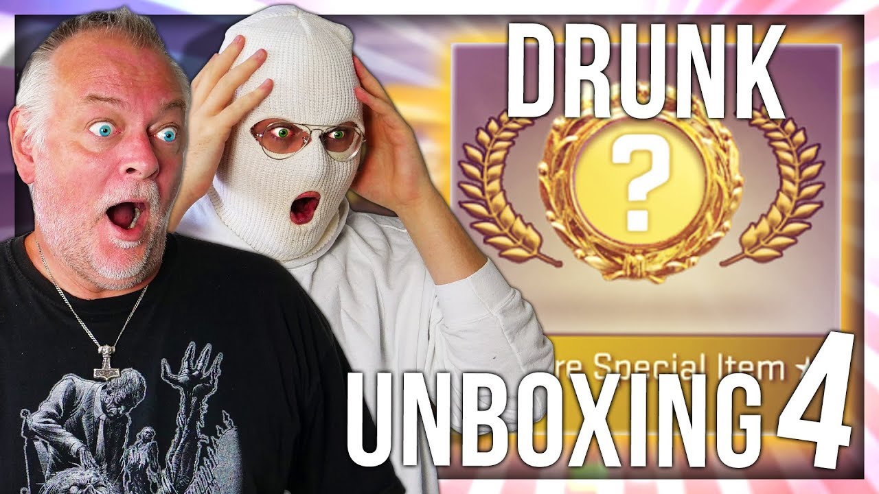 CS:GO DRUNK KNIFE UNBOXING WITH PAPA 4