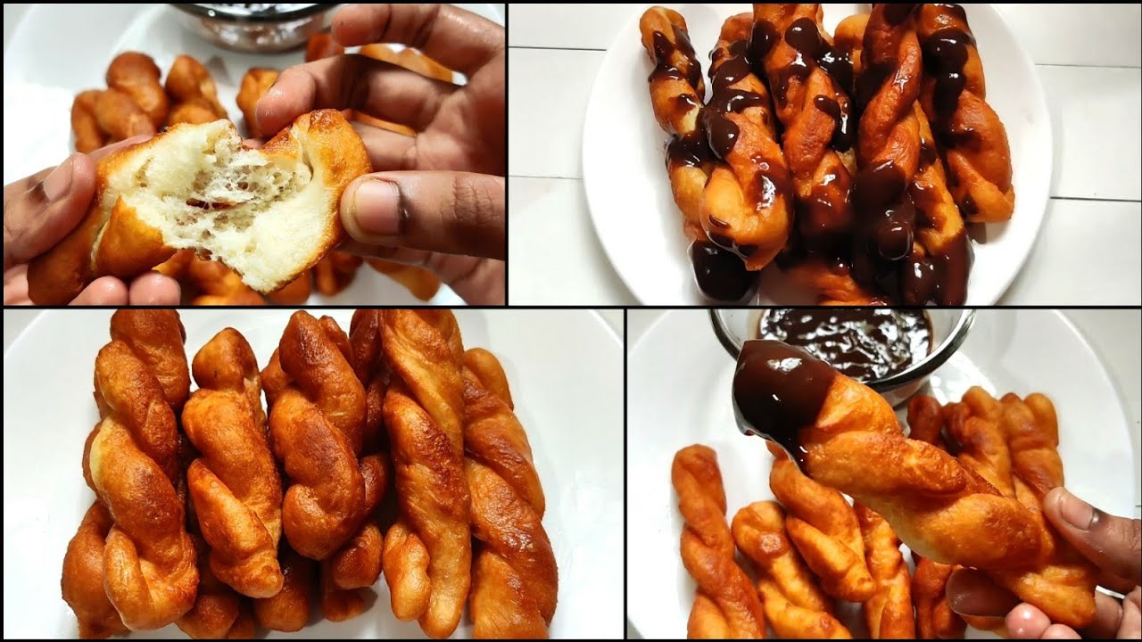 Twisted Donuts Recipe | Only 5 Ingredients Recipe | Without Egg Milk And Oven |  Beauty Cooking