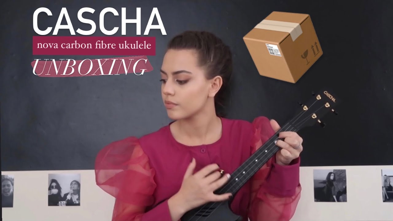 CASCHA Nova carbon fibre ukulele unboxing // I’m Timmee