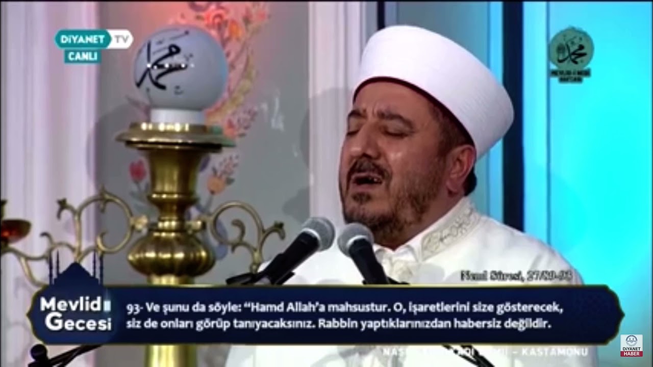 Mustafa Giden mevlid kandili kuran ziyafeti