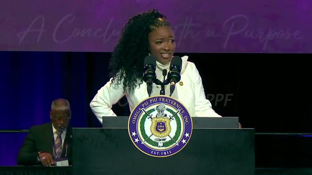 Rep. Jasmine Crockett | 84th Grand Conclave | Omega Psi Phi
