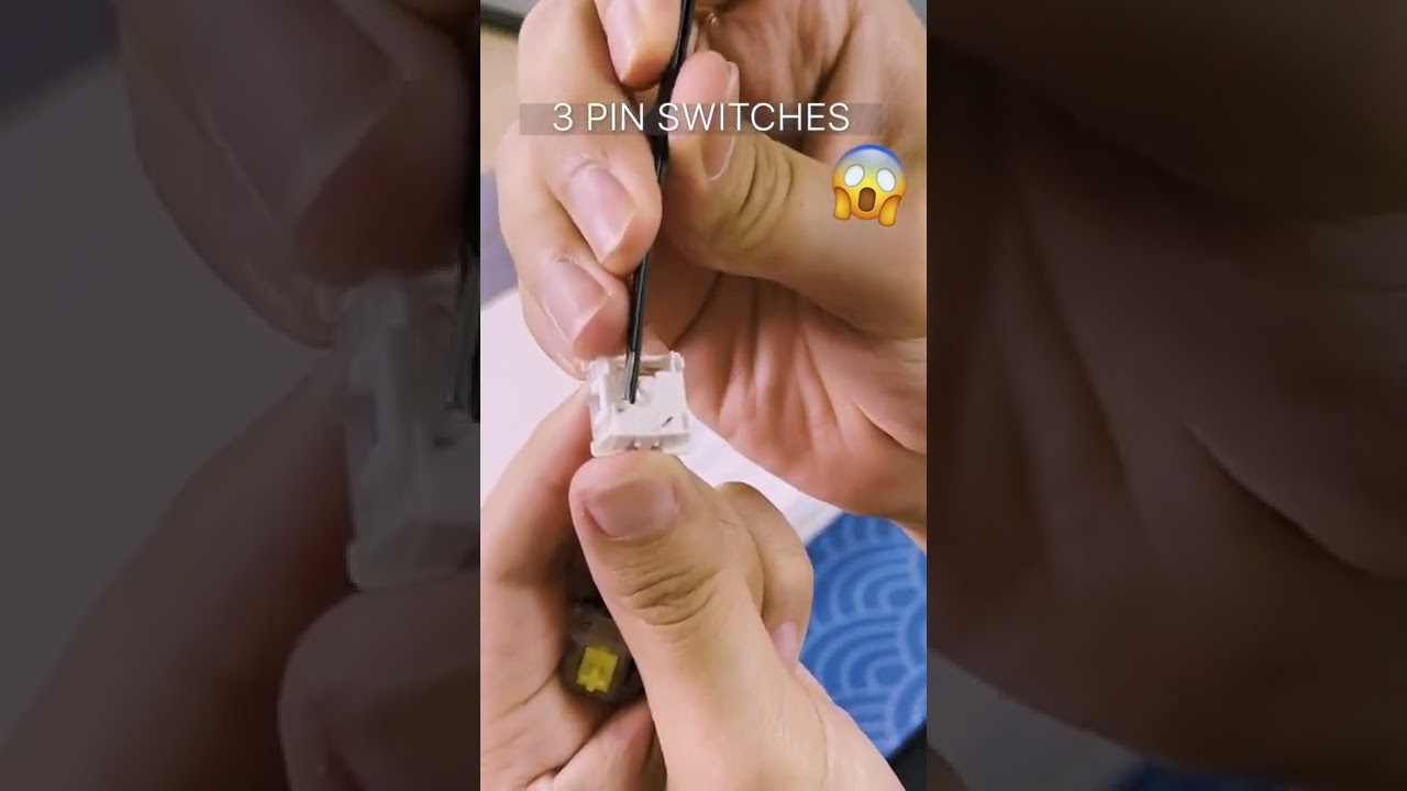 Механические переключатели клавиатуры с 3 и 5 контактами &mdash; различия!