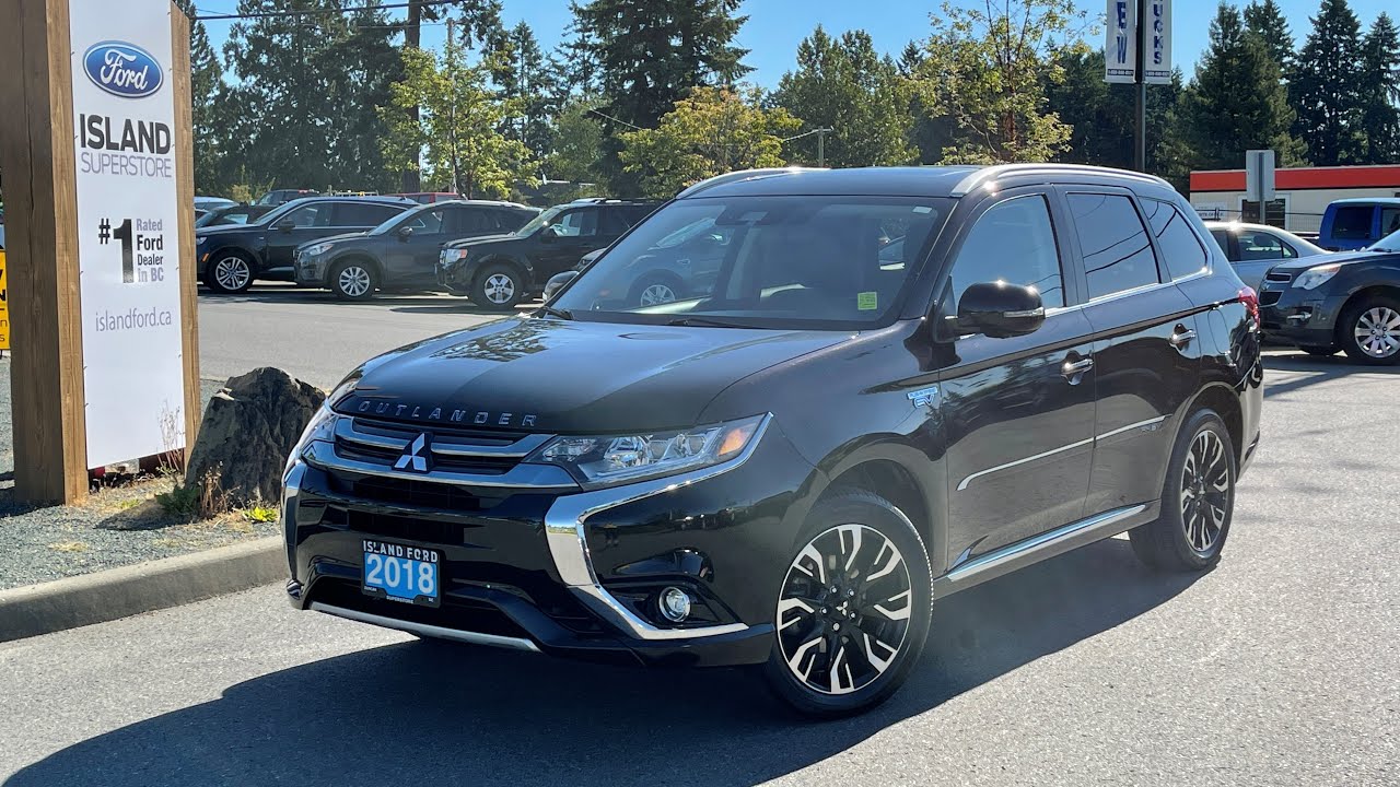 2018 Mitsubishi Outlander PHEV + Reverse Camera, Heated Seats, AWD Review | Island Ford
