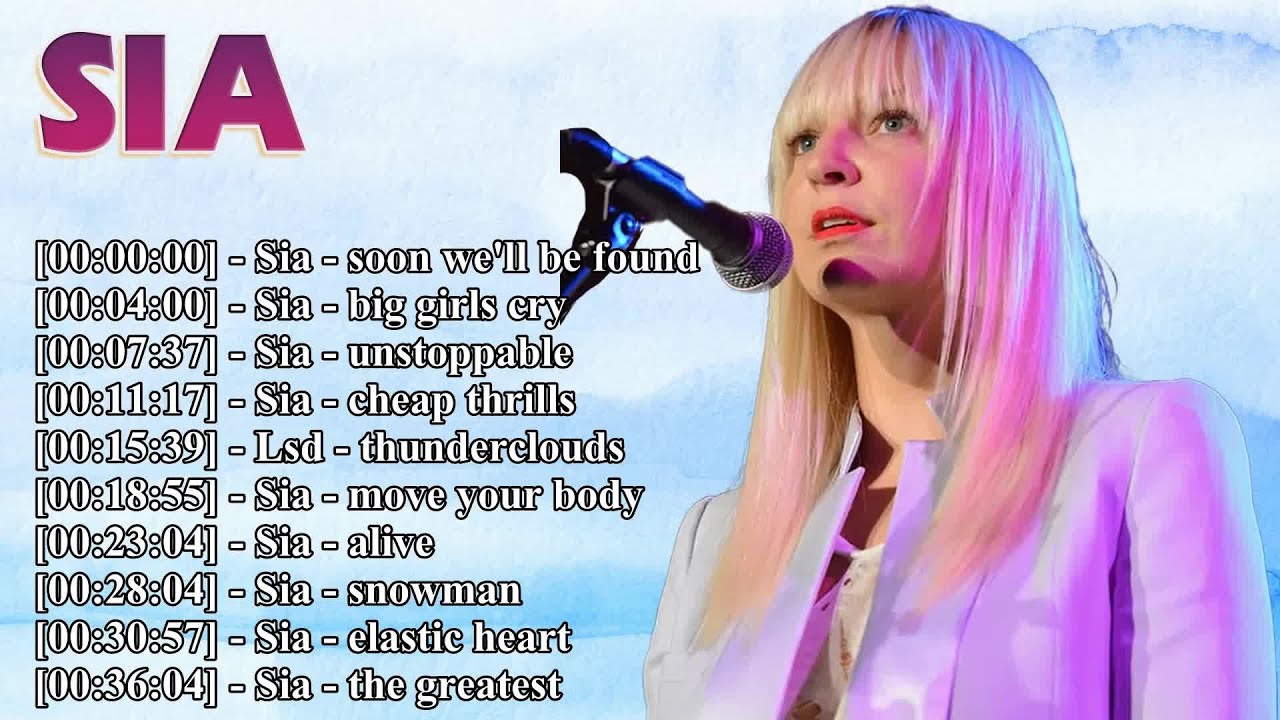 Sia 🌌 Top 10 Romantic Anthems 🇦🇺 Deep Lyrics ❤️ Emotional Hooks & Classics