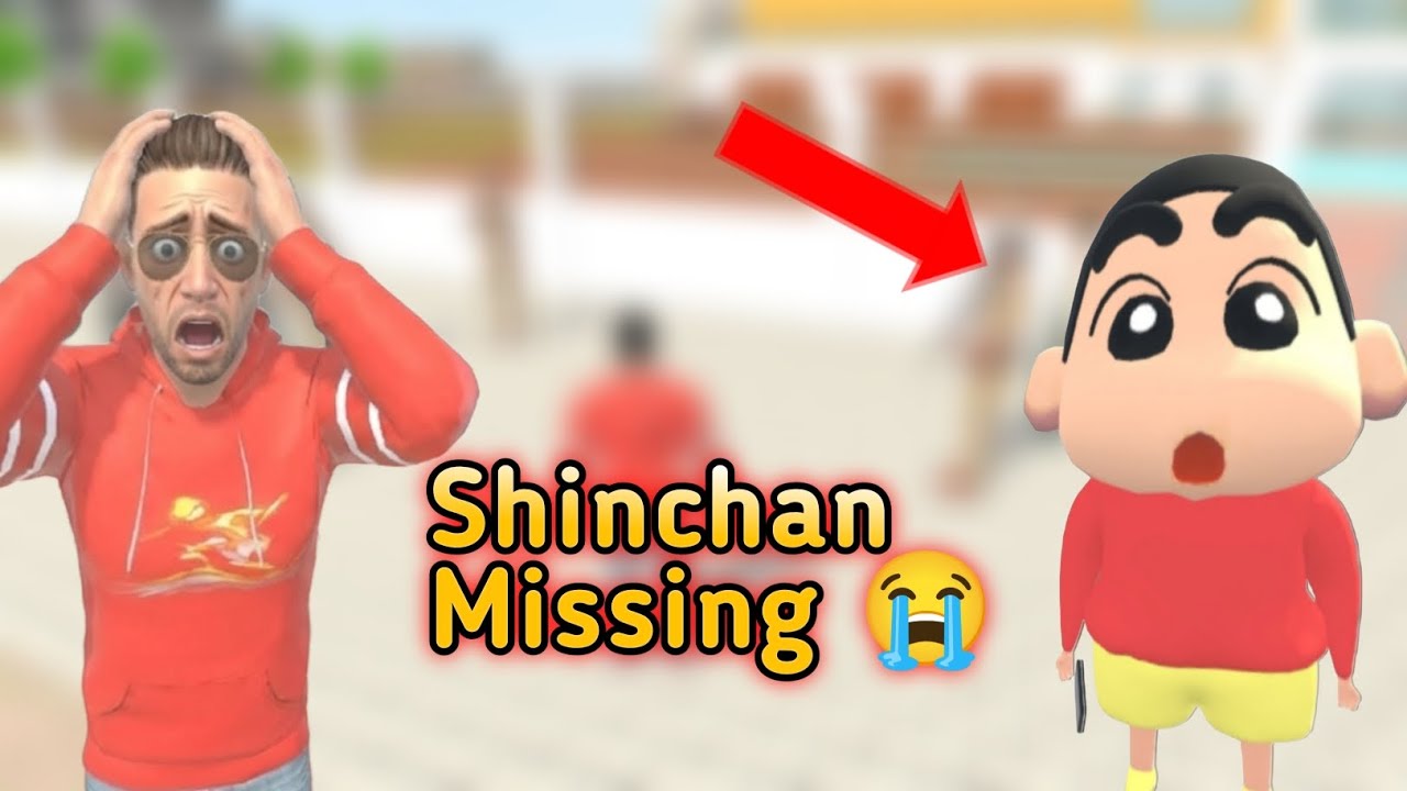 Shinchan Missing 😭😭 | Indian Theft Auto Simulator | Shinchan Missing Case | Police | 