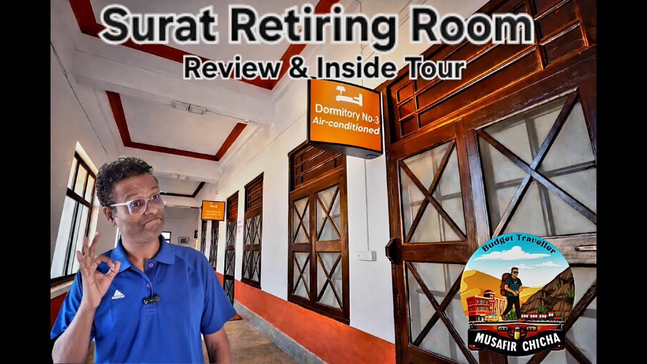 Surat Railway Retiring Room | AC & Non-AC Dormitory Tour + Prices | How to Reach