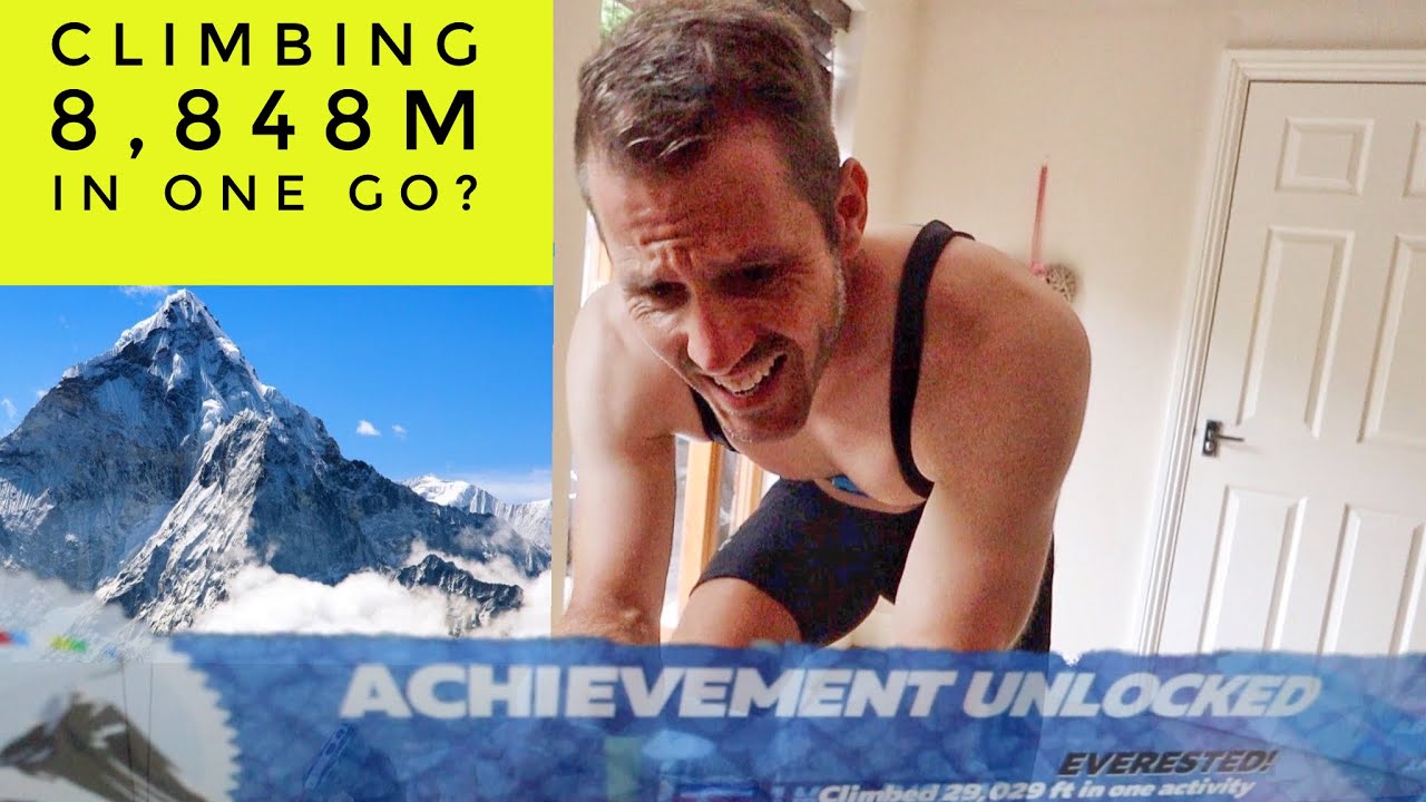 Smashing myself to Virtual Everest (vEveresting) on Zwift *Brutal*
