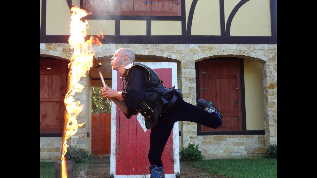 Adam Winrich Fire Whip Texas Ren Fest HD 2014