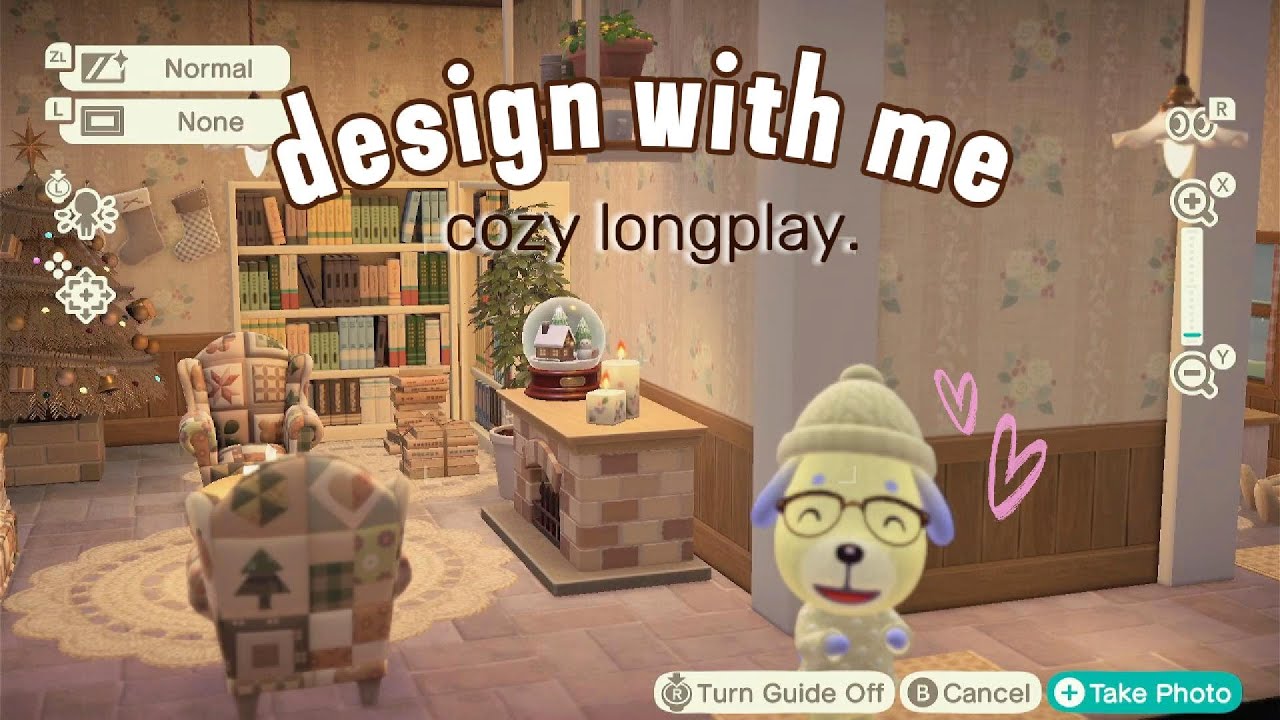 Cozy ACNH Longplay | Design a Warm Holiday Retreat | Happy Home Paradise | No Commentary
