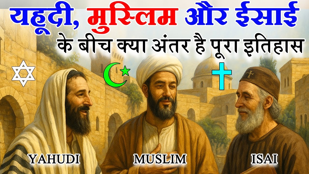 Yahudi, Muslim & Christians के बीच क्या अंतर है | The History of Abrahamic Religions
