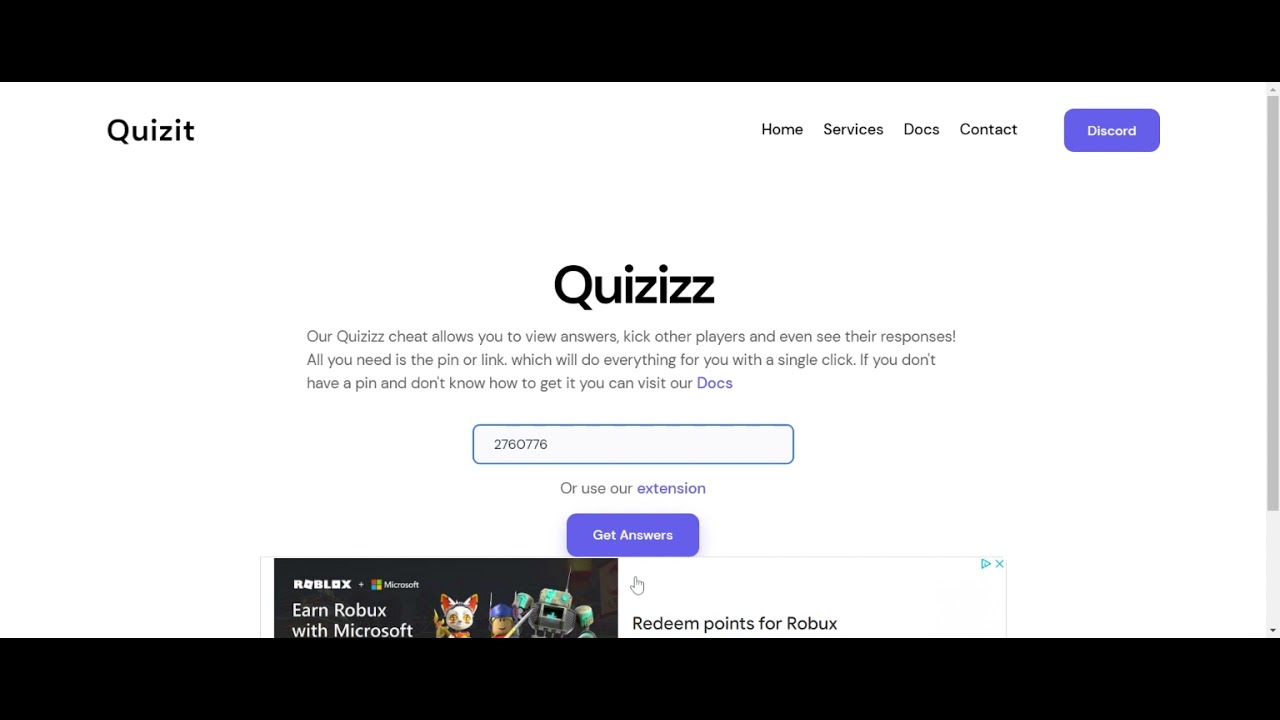 Quizizz Cheat!! Extremely Easy!! (Works for every type of quiz!)