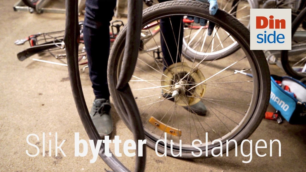 Hvordan skifte slange på sykkelen?