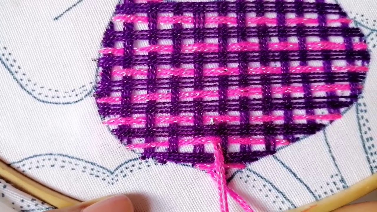 Bordado fantasía para Rosas muy fácil ó cualquier diseño 🌹🥀🌻