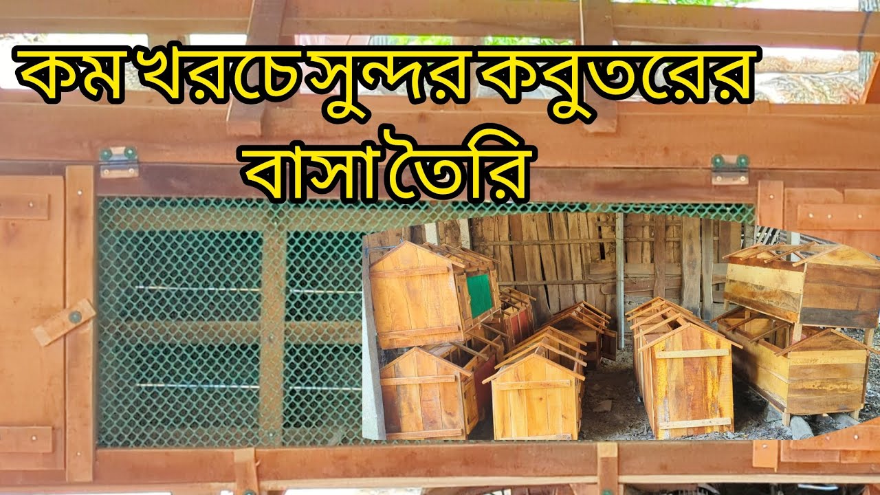 কম খরচে সুন্দর কবুতরের বাসা তৈরি | DIY কবুতর ঘর | How to make a beautiful pigeon house at low cost