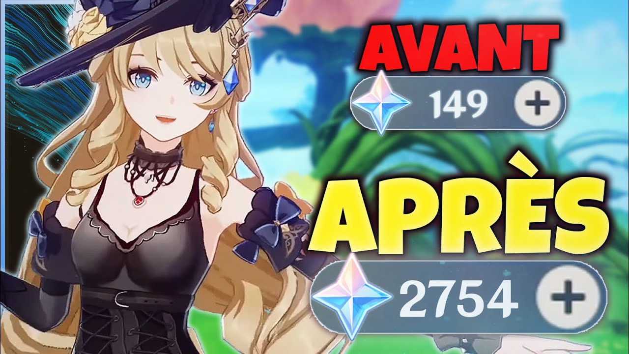 Plus de 2500+ PRIMOS GEMMES GRATUITEMENT sur Genshin Impact FR (guide complet tuto s&eacute;r&eacute;nith&eacute;i&egrave;re) 🍵