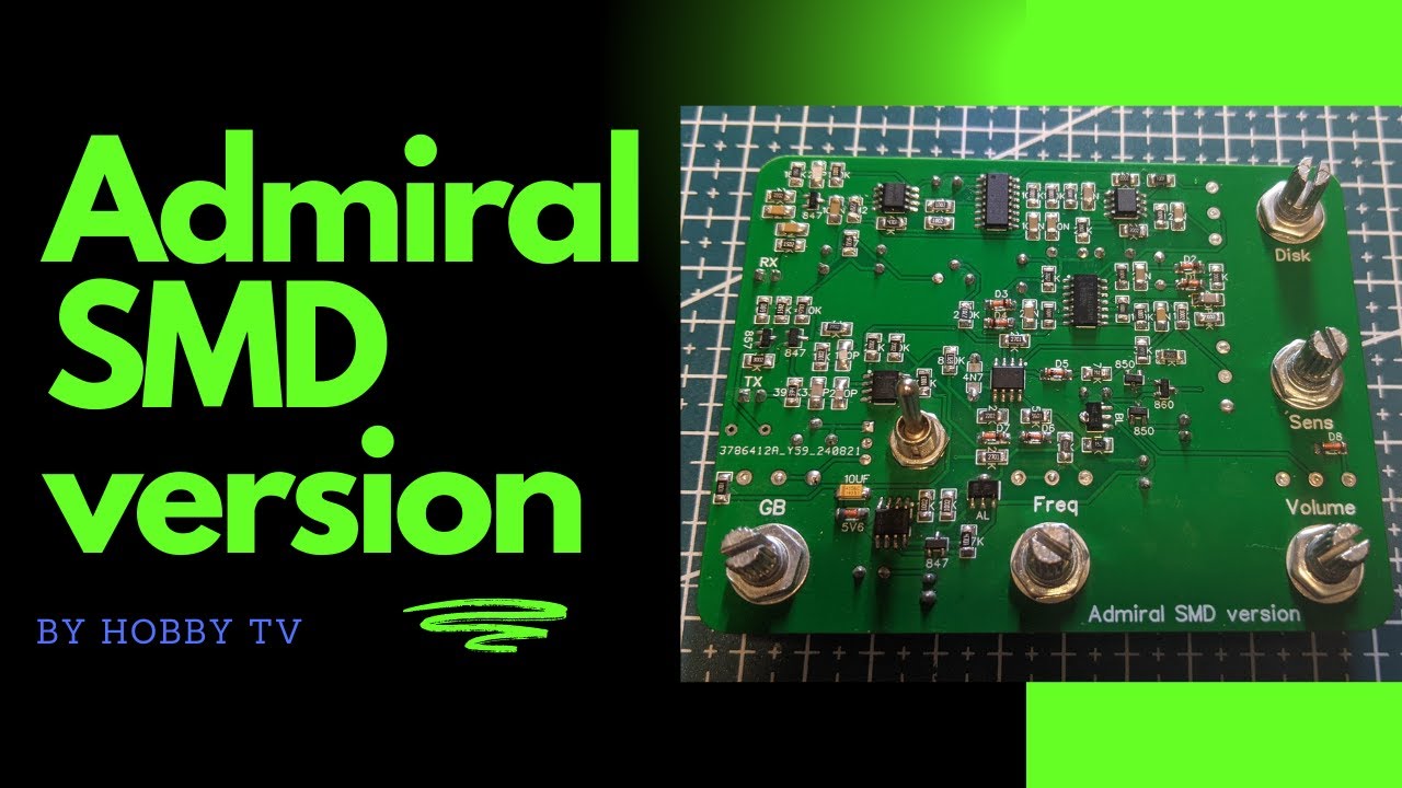 Metal Detector Admiral SMD Version - Test