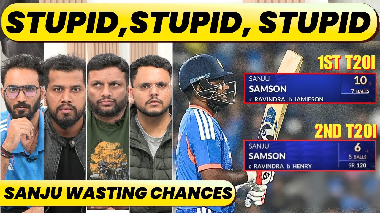 Sanju Samson’s Poor Shot Selection Hurts India — World Cup Place Slipping Away?