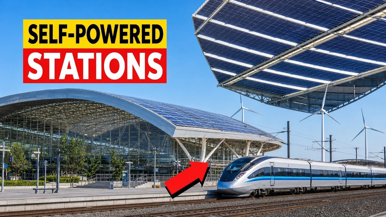 TRAIN STATIONS Are Now Generating Their Own Power