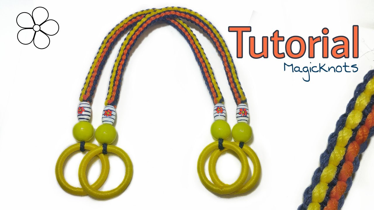 How to Make Macrame Handles for the Bag / Macrame Bag Belt DIY