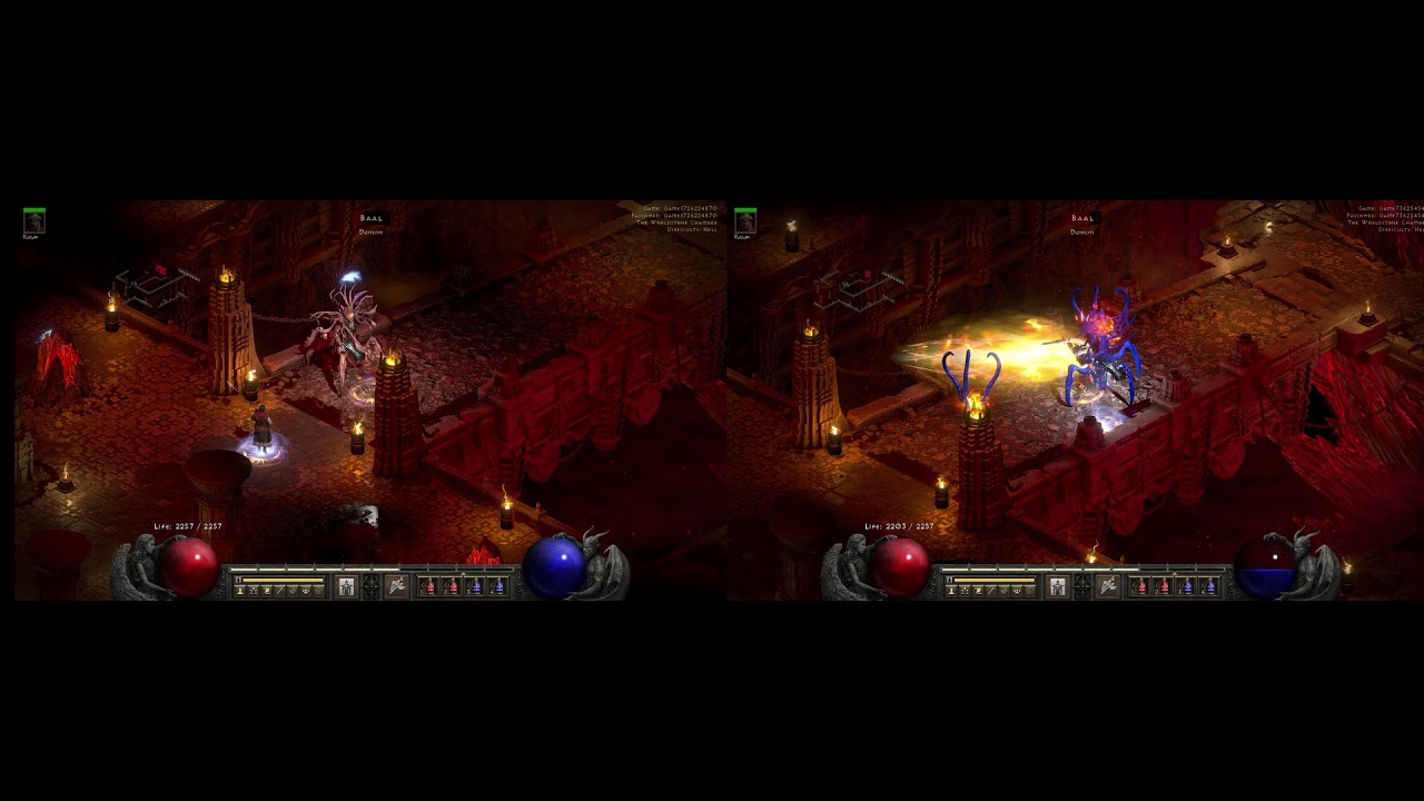 Last Wish Death VS Last Wish Grief Against Baal Diablo 2 Resurrected #shorts