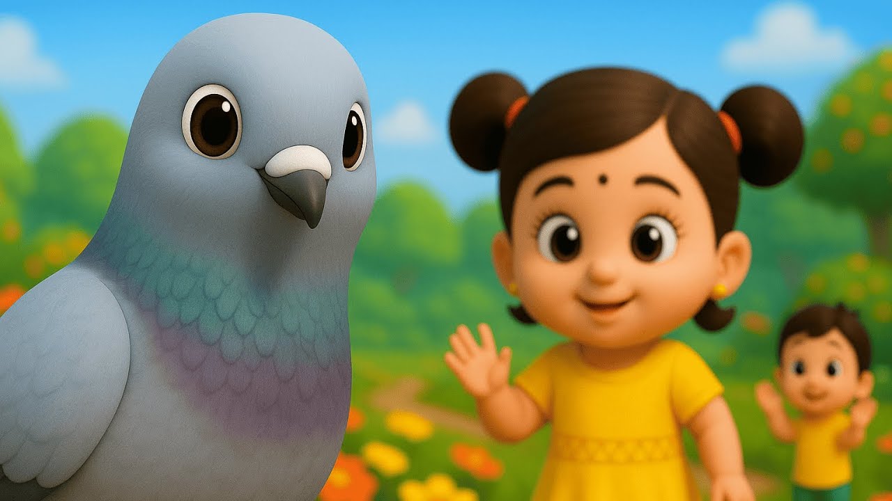 Praave Praave | Malayalam Kids Rhyme | PathuTime | പ്രാവേ പ്രാവേ പോകരുത്