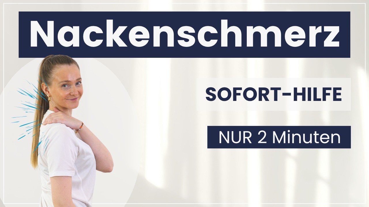 Nackenverspannung lösen in 2 Minuten (ohne Geräte)