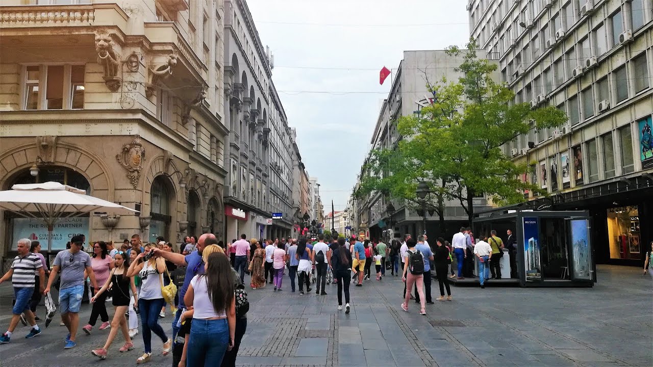 Белград - Гостиница Москва, Площадь Республики и улица Князя Михайлова!
