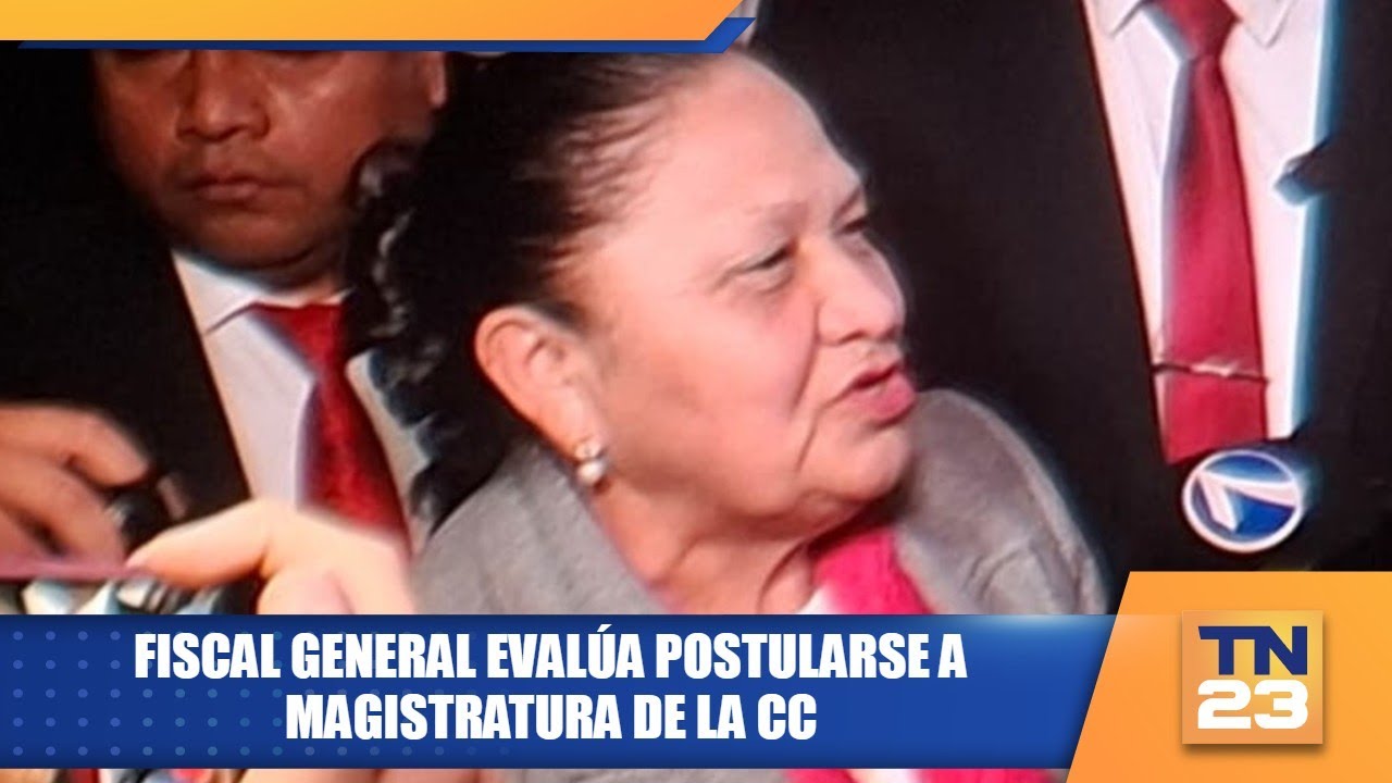 Fiscal General evalúa postularse a magistratura de la CC