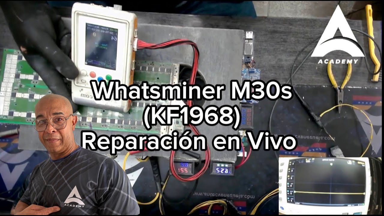 Whatsminer M30s Diagnóstico y Reparación En Vivo Noctambulo