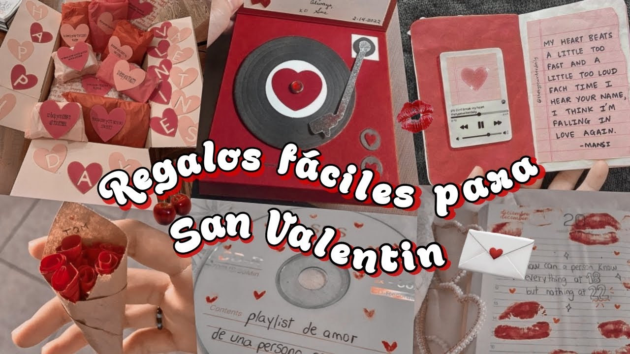 Regalos FÁCILES de ÚLTIMO MINUTO para San Valentín (+ más de 10 ideas para regalos y manualidades)