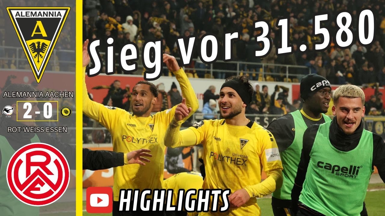 Alemannia souver&auml;n im Westschlager | Alemannia Aachen | 3.Liga