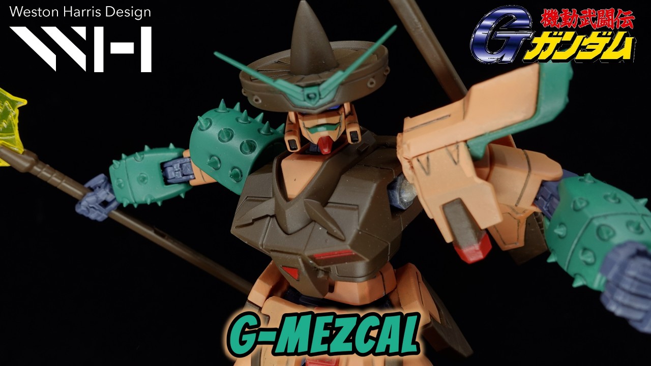 1/144 G-Mezcal (Tequila Gundam) Review | Mobile Fighter G Gundam