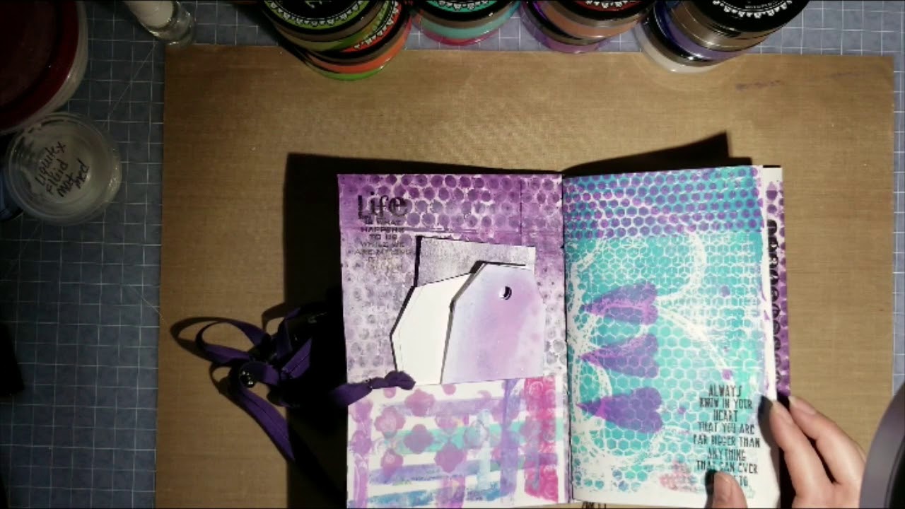 Painty Papers Junk Journal from a 9x12 envelope