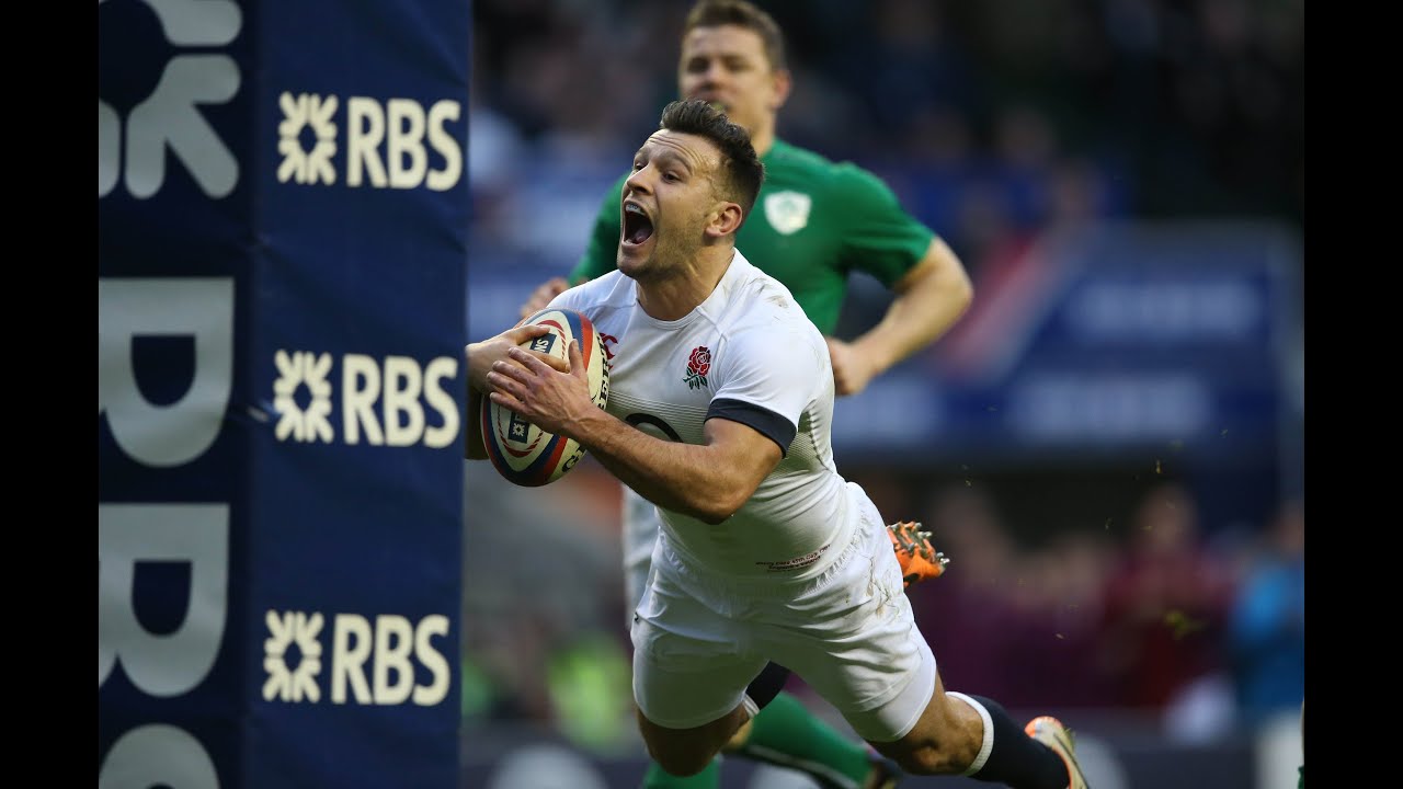 Danny Care dives over for super Try - England v Ireland 22nd February 2014