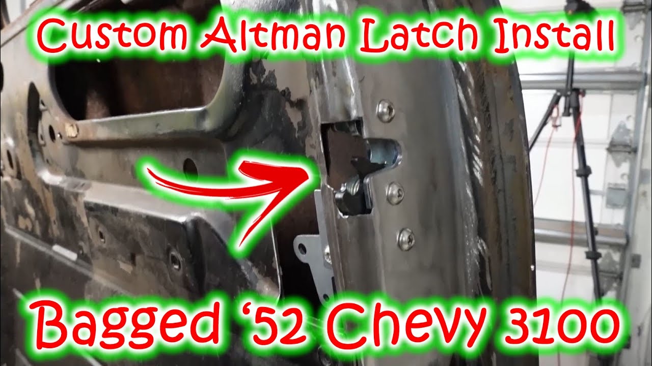 ЧАСТЬ 67 - 1952 Chevy 3100 - УСТАНОВКА ЗАЩЕЛКИ ПАССАЖИРСКОГО АЛЬТМАНА (КАСТЕМНАЯ)!