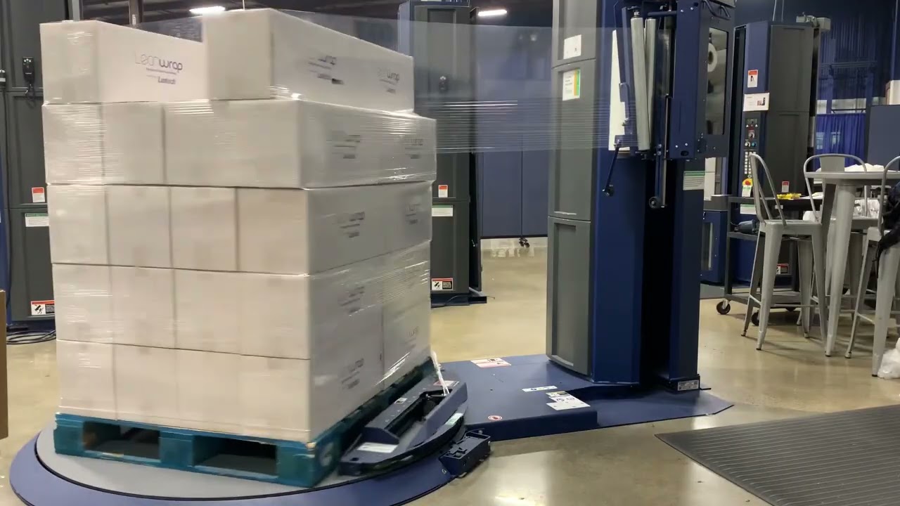 Lantech QL400XT utilizing the Stack & Wrap App for unstable loads