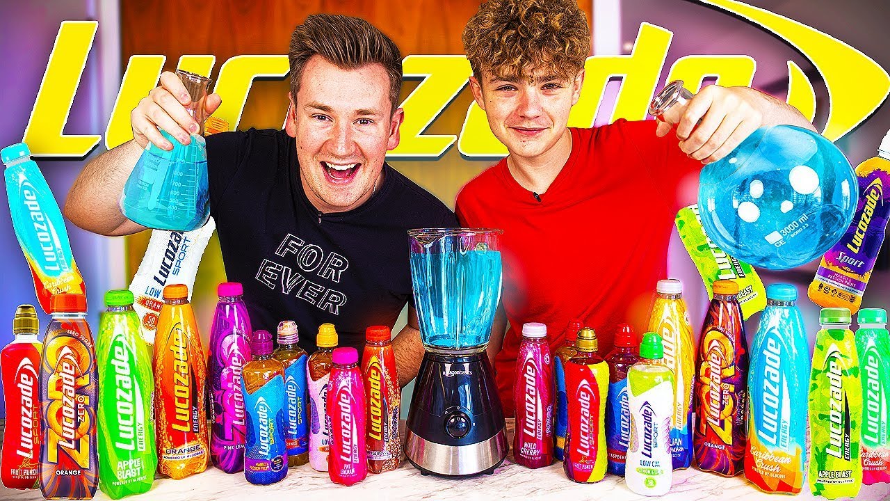BROTHERS BLEND AND TASTE EVERY FLAVOUR OF LUCOZADE