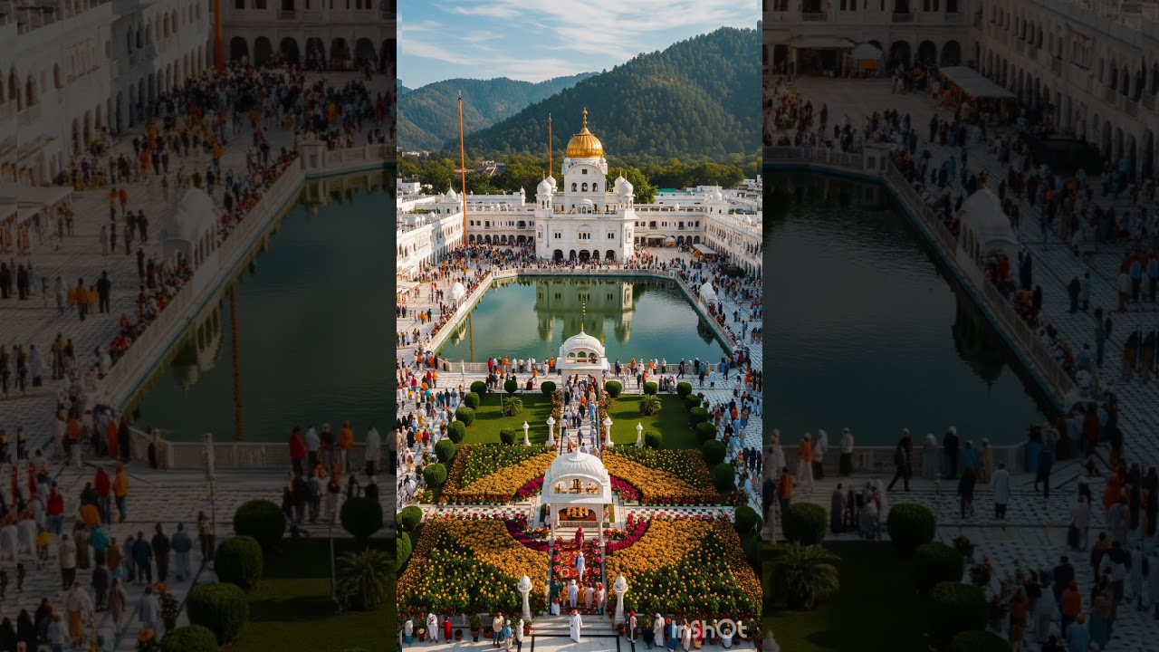 ਹਰ ਹਰ ਤੇਰਾ ਨਾਮ ਹੈ🙏#ai #gurbani #waheguru #amritsar #goldentemple #babadeepsinghji #gururamdasji #wmk