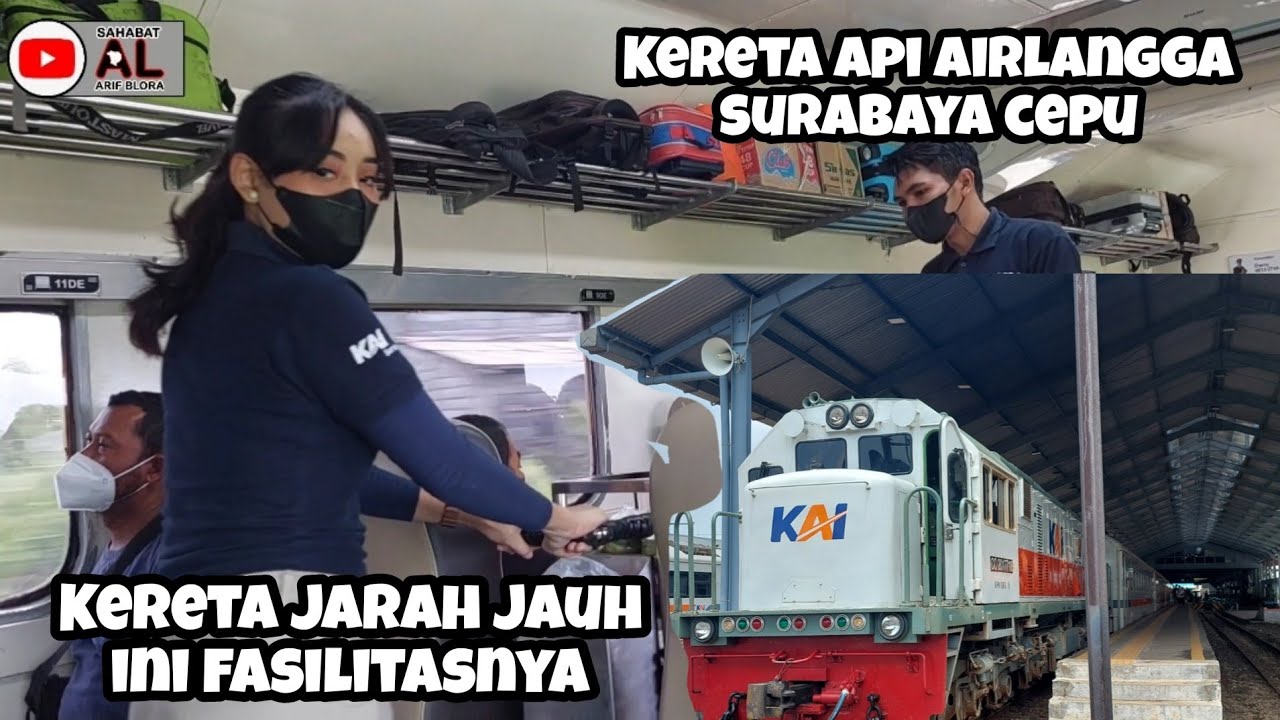 Surabaya Cepu Cuma 2 Jam Naik Kereta Airlangga Ada Pramugari Cantiknya
