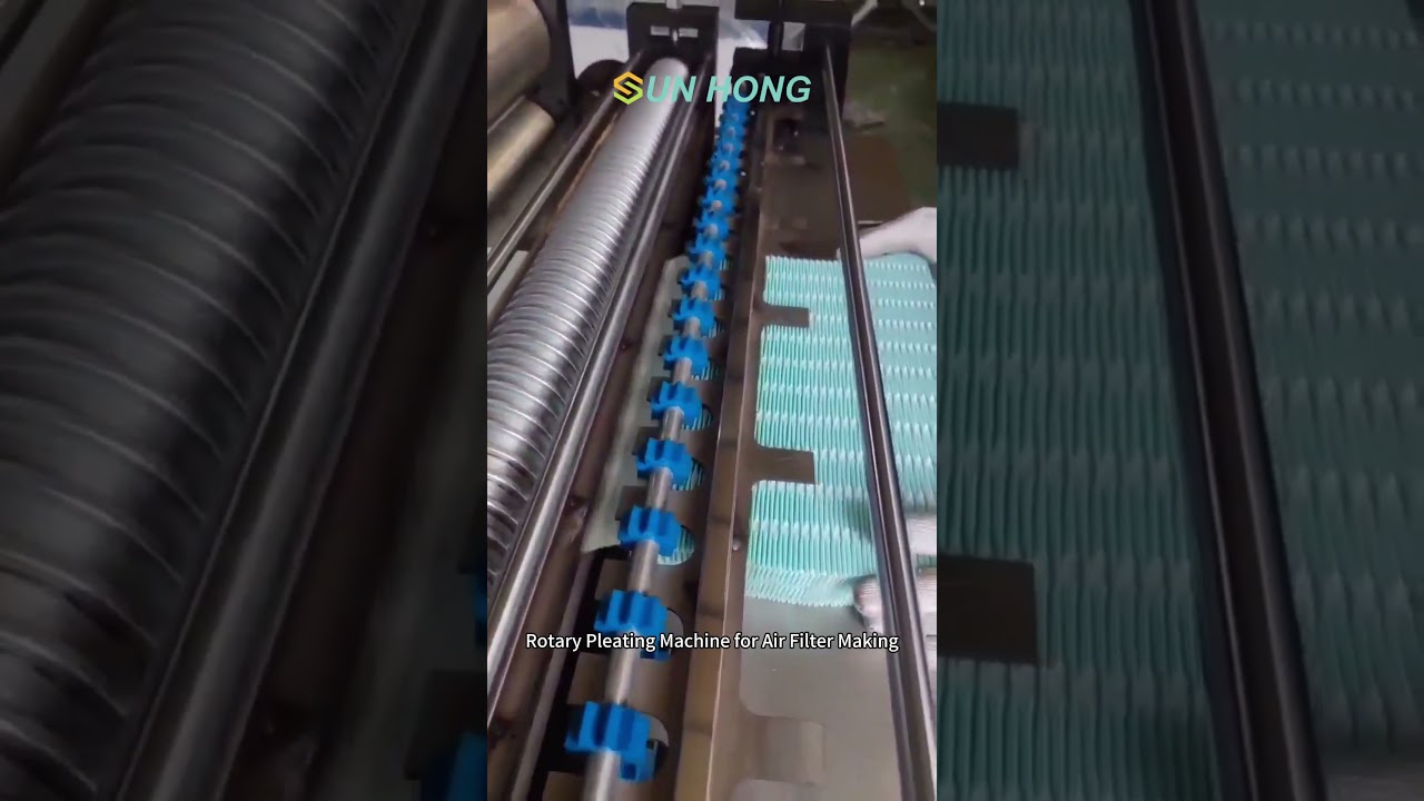 700mm Full Auto Rotary Pleating Machine for Air Filter Making